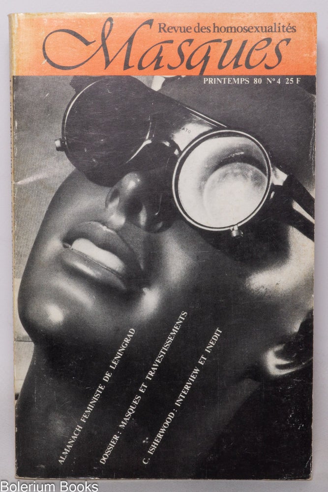Cat.No: 347429 Masques: revue des homosexualités; No. 4, printemps 1980