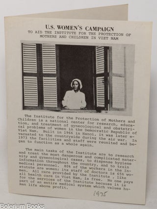 Cat.No: 347572 US Women's Campaign to Aid the Institute for the Protection of...