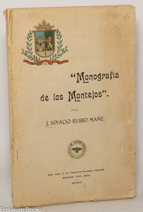 Cat.No: 347715 Monografia de los Montejos. J. Ignacio Rubio Mañe