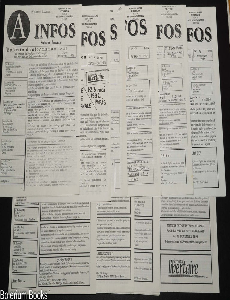 Cat.No: 347765 A Infos; Bulletin d'information [ten issues]