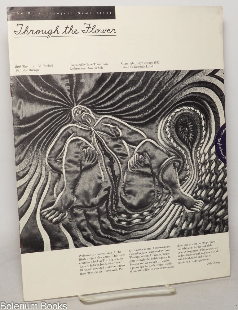 Cat.No: 347792 The Birth Project Newsletter: Through the Flower. Judy Chicago.