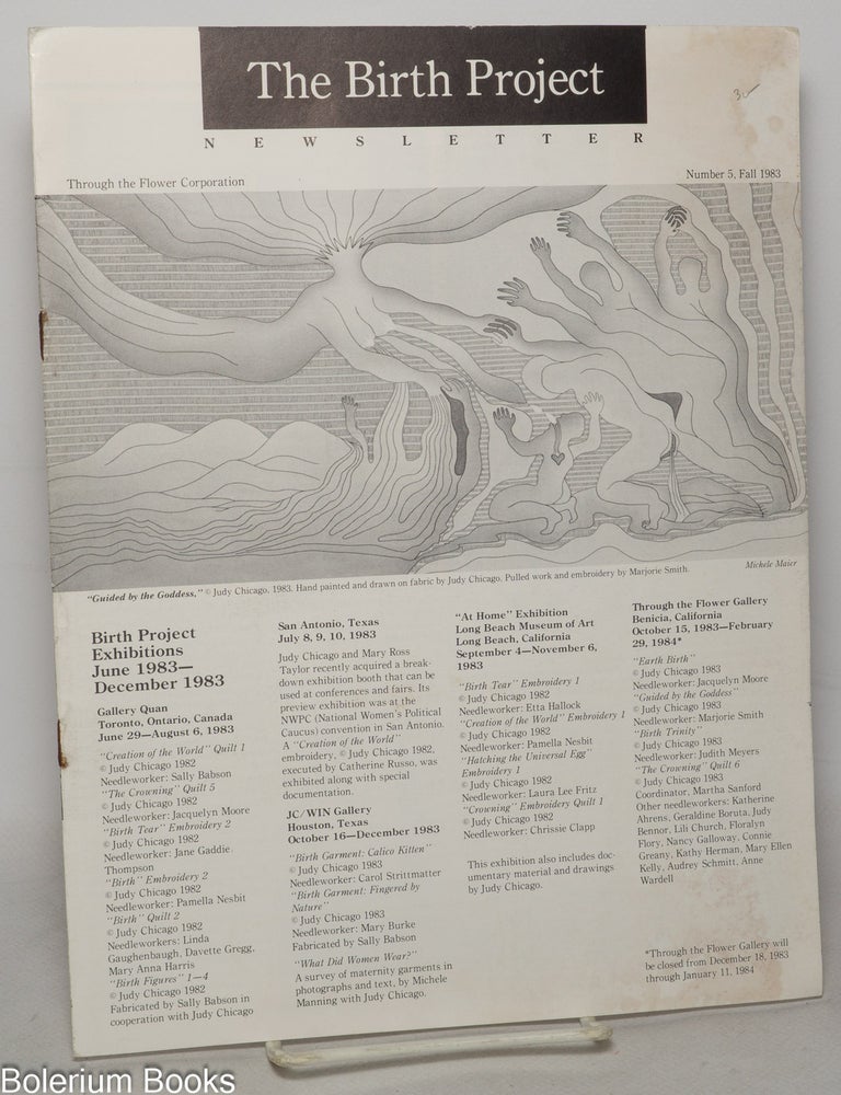 Cat.No: 347793 The Birth Project Newsletter: No. 5, Fall 1983. Judy Chicago.
