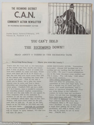 Cat.No: 347899 Community Action Newsletter, CAN. Vol. II, Nos. 1 & 2...