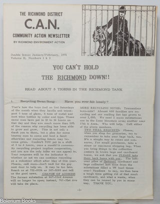 Cat.No: 347899 Community Action Newsletter, CAN. Vol. II, Nos. 1 & 2...