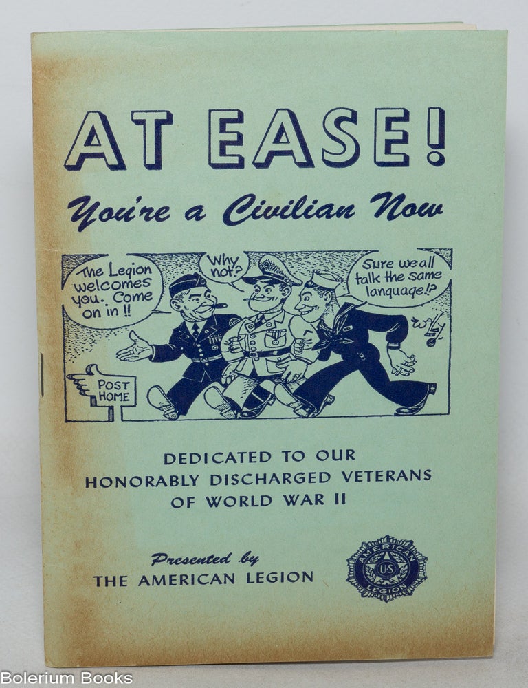 Cat.No: 348091 At ease! You're a civilian now. Dedicated to our honorably discharged veterans of World War II.