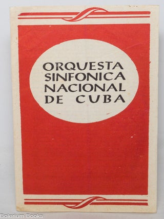 Cat.No: 348219 Orquesta Sinf&oacute;nica Nacional de Cuba [program for February 6, 1983...