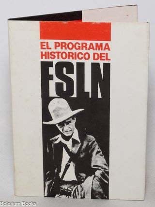 Cat.No: 348235 El programa hist&oacute;rico del FSLN