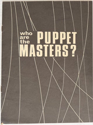 Cat.No: 348242 Who are the puppet masters?