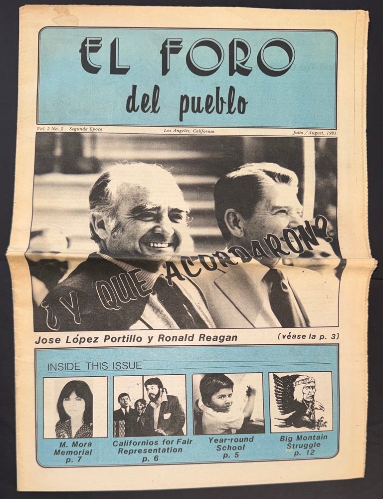 Cat.No: 348403 El Foro del Pueblo. Vol. 2 no. 2 (Julio-August, 1981