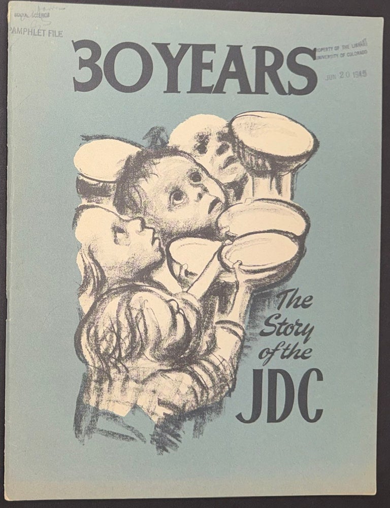 Cat.No: 348518 30 years: the story of the JDC