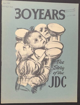 Cat.No: 348518 30 years: the story of the JDC