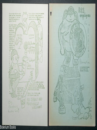 Two Department of Social Services for Radical Political Action handbills