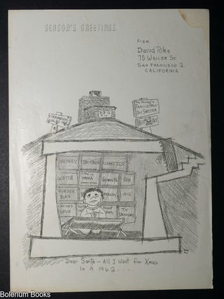 Season's Greeting from Dave Rike / 75 Waller St. San Francisco 2. California [handbill