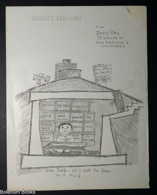 Cat.No: 348701 Season's Greeting from Dave Rike / 75 Waller St. San Francisco 2....