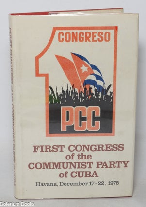 Cat.No: 348733 First congress of the Communist Party of Cuba: Havana, December 17 - 22,...