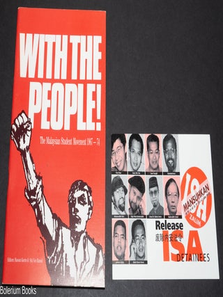 Cat.No: 348882 With the People! The Malaysian Student Movement 1967-74 [with political...