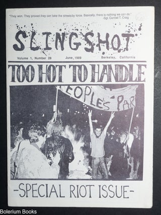 Slingshot, vol. 1, number 28 (June 1989) -Special Riot Issue