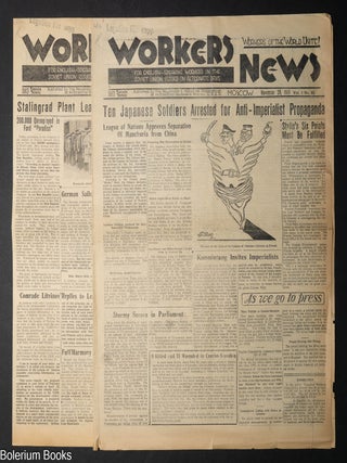 Workers News; for English-Speaking Workers in the Soviet Union on