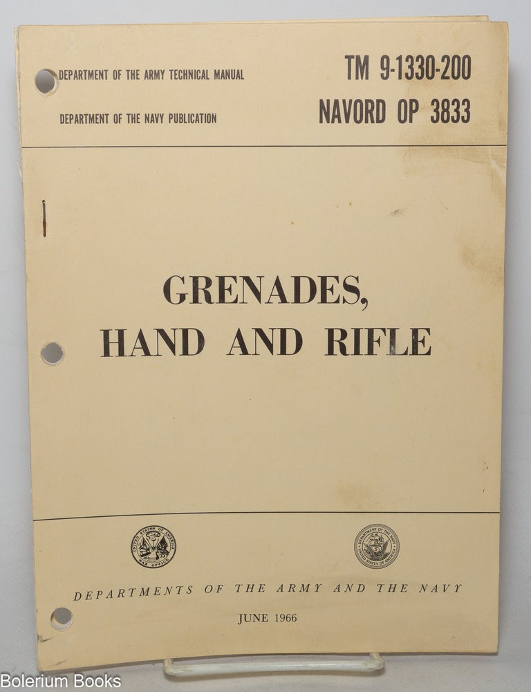 Cat.No: 348947 Grenades, hand and rifle