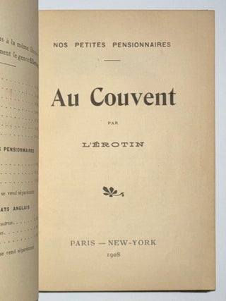 Au Couvent