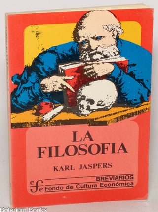 Cat.No: 349002 La filosof&iacute;a desde el punto de vista de la existencia. Karl Jaspers