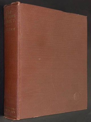 Cat.No: 349043 Are the Jews a race? Translated from the 2nd German edition. Karl Kautsky