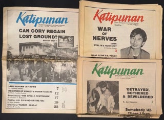 Cat.No: 349044 Katipunan: Monthly newsmagazine of the Filipino community [35 issues, the...