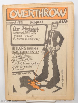 Cat.No: 349159 Overthrow: A Yippie Publication. Vol. 4, no. 1 (March 1982