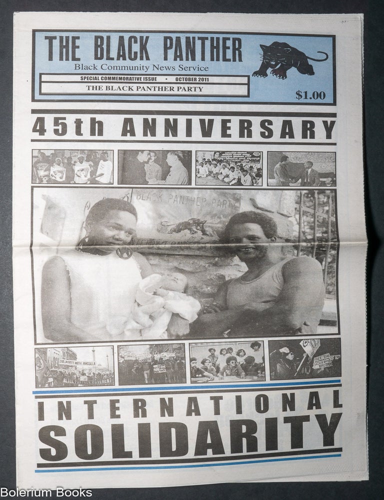 Cat.No: 349166 The Black Panther Black Community News Service. Special commemorative issue. October, 2011. 45th Anniversary