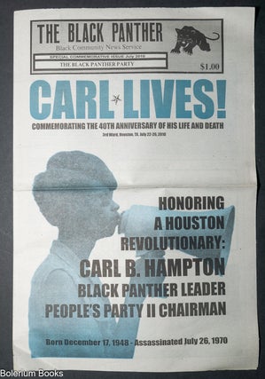 Cat.No: 349167 The Black Panther Black Community News Service. Special commemorative...