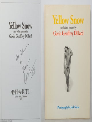 Cat.No: 349208 Yellow Snow and other poems [inscribed & signed]. Gavin Geoffrey Dillard