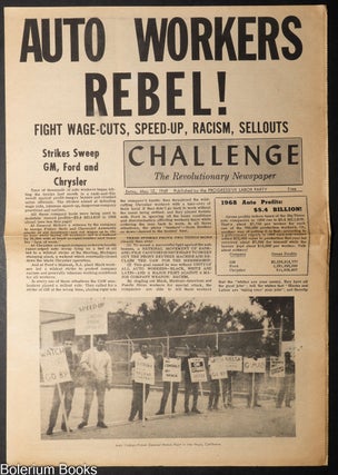 Cat.No: 349374 Challenge, the Revolutionary Communist Newspaper Extra (May 12, 1969