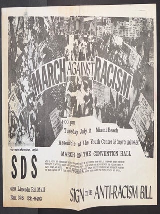 Cat.No: 349460 March Against Racism [broadside