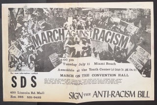 Cat.No: 349460 March Against Racism [broadside