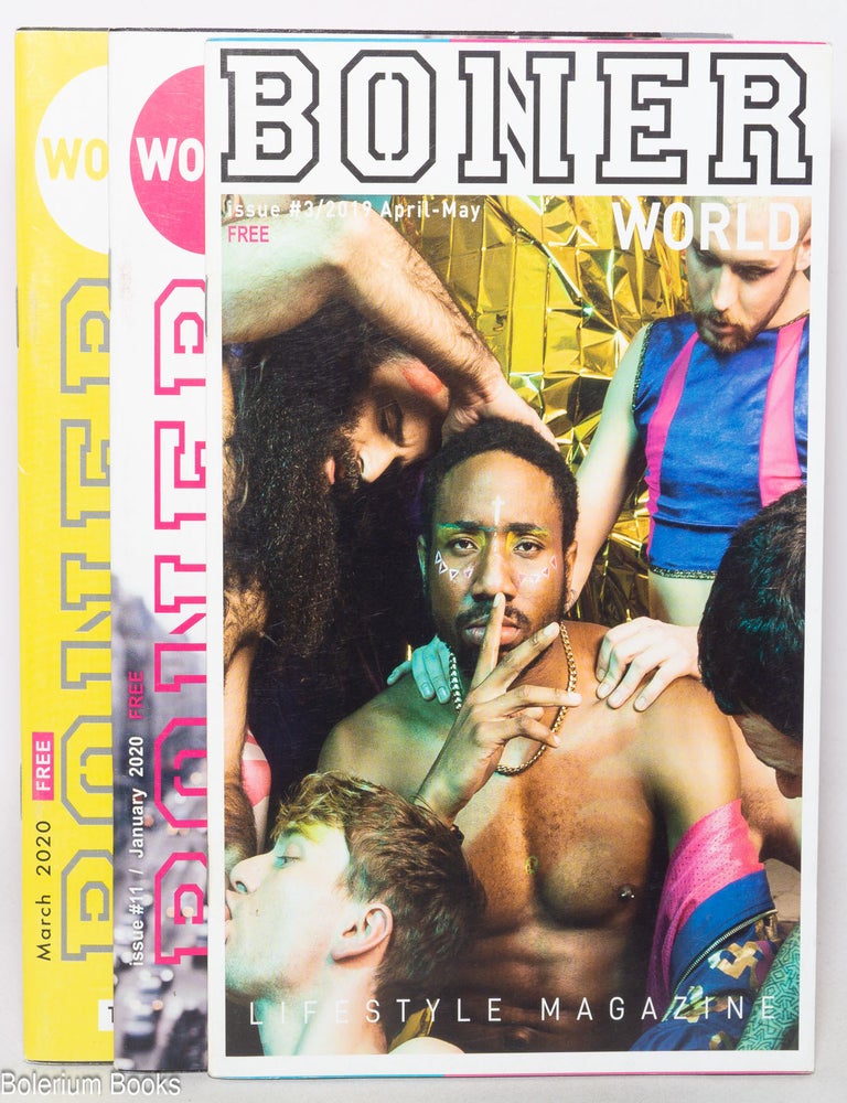 Cat.No: 349593 Boner World Magazine [three issues]