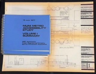 Cat.No: 349629 Muni Metro Accessibility Study [three volumes, plus blueprints