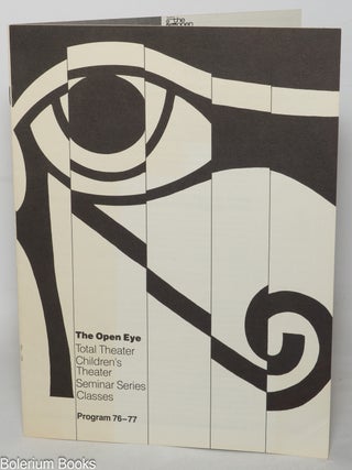 Cat.No: 349682 Theater of the Open Eye: total theater, children's theater seminar...