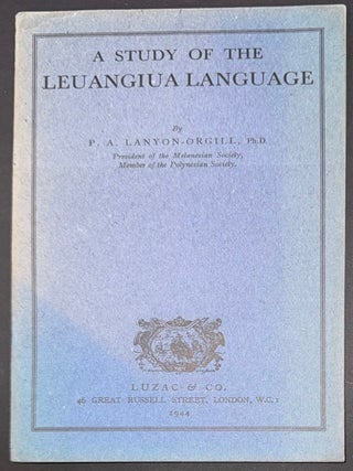 A study of the Leuangiua language