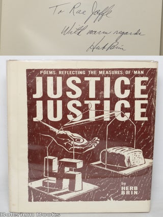 Justice, Justice: Poems Reflecting the Measures of Man