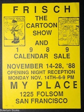 Cat.No: 350100 Frisch: The Cartoon Show and 1989 Calendar Sale [flyer