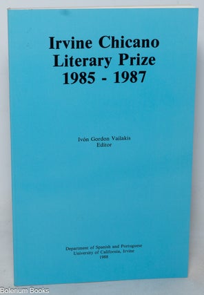 Cat.No: 350155 Irvine Chicano Literary Prize 1985-1987. Ivón Gordon Vailakis