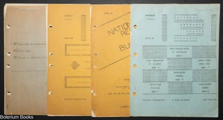 Cat.No: 350306 National Research League Bulletin [four issues