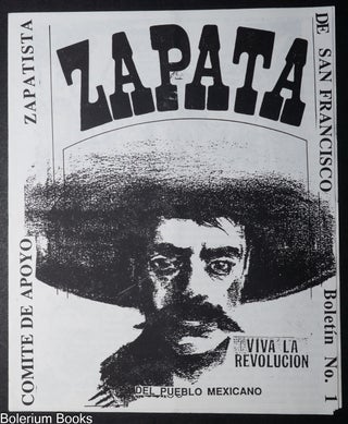 Cat.No: 350321 Comite de Apoyo Zapatista de San Francisco, Boletín No. 1