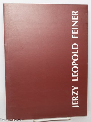 Cat.No: 350369 [Exhibition catalogue] Jerzy Leopold Feiner; Sceny Biblijne/Scenery from...