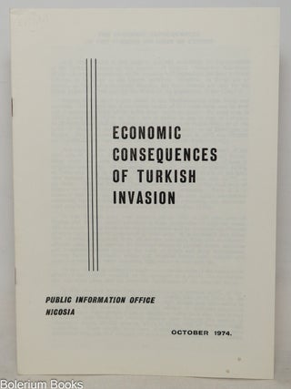 Cat.No: 350443 Economic consequences of Turkish invasion