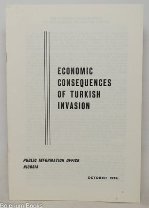 Cat.No: 350443 Economic consequences of Turkish invasion