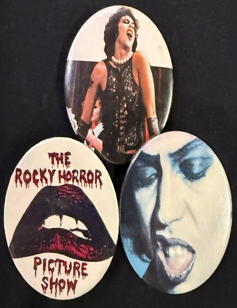 Cat.No: 350585 [Three pinback buttons from the Rocky Horror Picture Show]