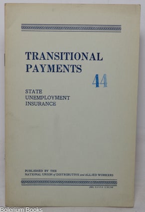 Cat.No: 350651 Transitional Payments: State Unemployment Insurance