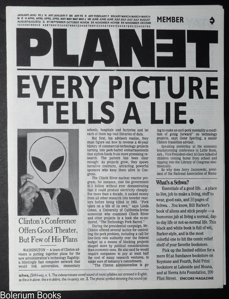 Cat.No: 350793 Member Planet / Every Picture Tells a Lie. Bill Barker.