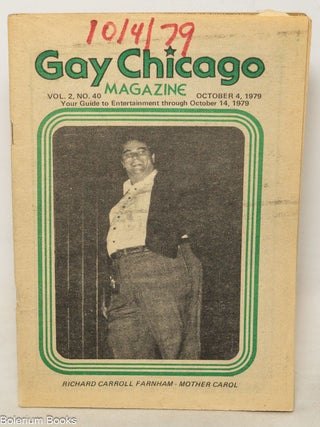 Gay Chicago Magazine: vol. 2, #40, Oct. 4-14, 1979